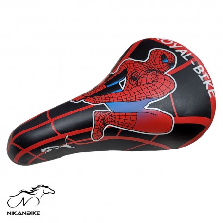 زین دوچرخه بچگانه رویال مدل اسپایدرمن