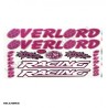 استیکر دوچرخه مدل OVERLORD