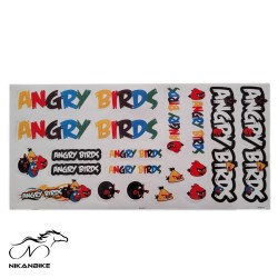 استیکر دوچرخه مدل AngryBirds