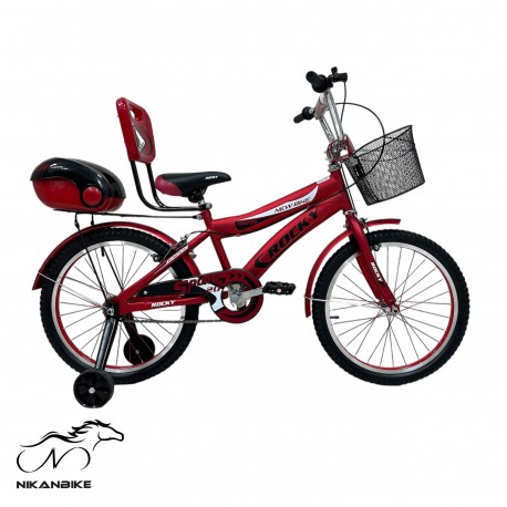 دوچرخه بچگانه راکی سایز 20 مدل آهنی 204 پسرانه