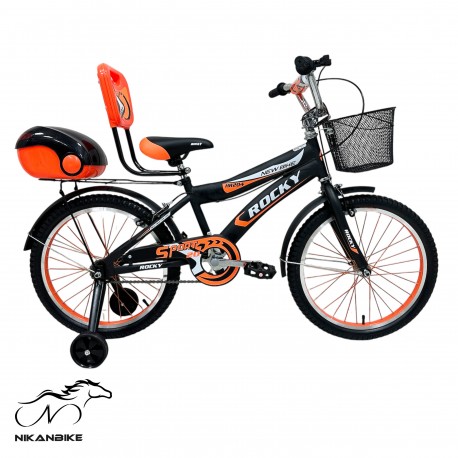 دوچرخه بچگانه راکی سایز 20 مدل آهنی 204 پسرانه