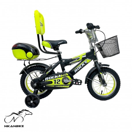 دوچرخه بچگانه راكی سايز 12 مدل آهنی 205 پسرانه