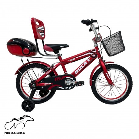 دوچرخه بچگانه راکی سایز 16 مدل آهنی 206 پسرانه