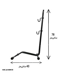 استند نگهدارنده دوچرخه مدل زمینی با قلاب تعمیر
