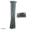 پره دوچرخه سایز 24 طول 235mm - بسته 72 عددی