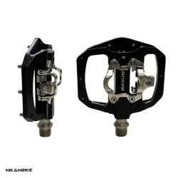 پنجه رکاب قفل شو یک طرفه دوچرخه باکلوس (BUCKLOS)مدلPD-M680 -پک دو عددی
