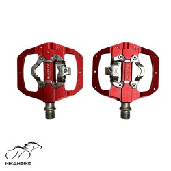 پنجه رکاب قفل شو یک طرفه دوچرخه باکلوس (BUCKLOS)مدلPD-M680 -پک دو عددی