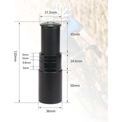 لوله تنظیم ارتفاع فرمان دوچرخه مدل EL-01L