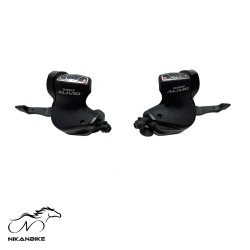 دسته دنده شیفتر دوچرخه شیمانو 24 سرعته مدل SHIMANO ALIVIO SL-M410 3x8sp - پک 2 عددی