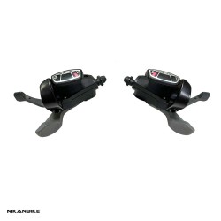 دسته دنده شیفتر دوچرخه شیمانو 24 سرعته مدل SHIMANO ALIVIO SL-M410 3x8sp - پک 2 عددی