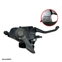 دسته دنده کلاجدار دوچرخه شیمانو 24 سرعته مدل SHIMANO ALIVIO ST-M410 3x8sp خفاشی - پک دو عددی