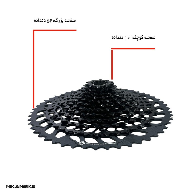 خودرو اسرم XG-1275 10-52T | کاست 12 سرعته GX Eagle | نیکان بایک