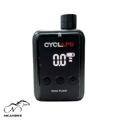 پمپ باد CYCLAMI HW-125 درجه‌دار | پمپ برقی دوچرخه 150 PSI | نیکان بایک