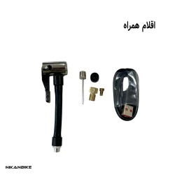 پمپ باد CYCLAMI HW-125 درجه‌دار | پمپ برقی دوچرخه 150 PSI | نیکان بایک