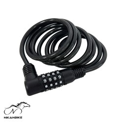 مشخصات،قیمت و خرید اینترنتی قفل دوچرخه رمزدار وایب VIBE 8x1800 مدل 1000C2-1 از نیکان بایک