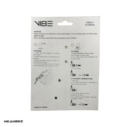 مشخصات،قیمت و خرید اینترنتی قفل دوچرخه رمزدار وایب VIBE 8x1800 مدل 1000C2-1 از نیکان بایک