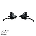 دسته دنده کلاچ‌دار ROYAL BIKE PRO 21 سرعته مدل خفاشی | خرید با گارانتی | نیکان‌بایک