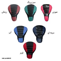 مشخصات ،قیمت ،خرید اینترنتی روکش زین دوچرخه مدل دورنگ از نیکان بایک