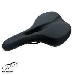 مشخصات، قیمت و خرید اینترنتی زین دوچرخه اوکی مدل نیمه پهن سوراخ دار از فروشگاه اینترنتی نیکان بایک