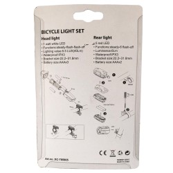 چراغ جلو و عقب دوچرخه اوکی مدل xc-78