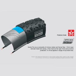 لاستیک دوچرخه تاشو چائویانگ سایز 29x2.20 (تیوبلس)