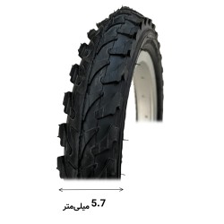 لاستیک دوچرخه چینی سایز 2(1/4)  *  12(1/2)