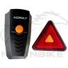 چراغ چلو و عقب دوچرخه مدل XFL-178 شارژی