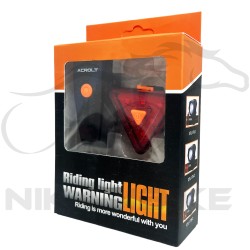 چراغ چلو و عقب دوچرخه مدل XFL-178 شارژی