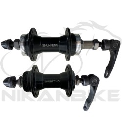 توپی جلو و عقب دوچرخه مدل 36 سوراخ بلبرینگی دیسکی - بسته 2 عددی