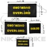 کاور تنه دوچرخه مدل OVERLORD بسته 5 عددی
