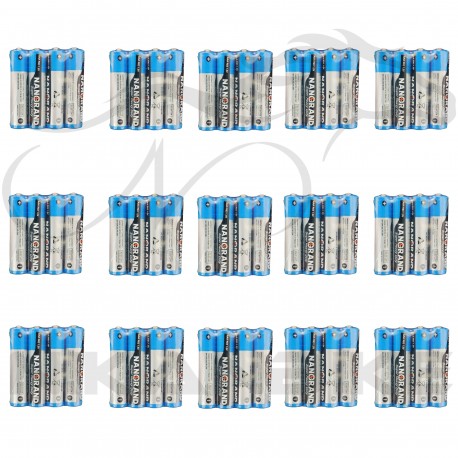 باتری نیم قلمیAAA نانوراند مدل R03 1.5V - بسته 60 عددی