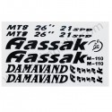 استیکر دوچرخه مدل Assak