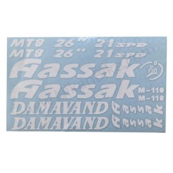 استیکر دوچرخه مدل Assak