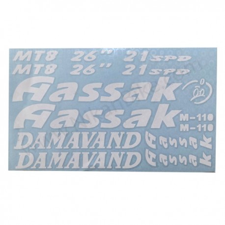 استیکر دوچرخه مدل Assak