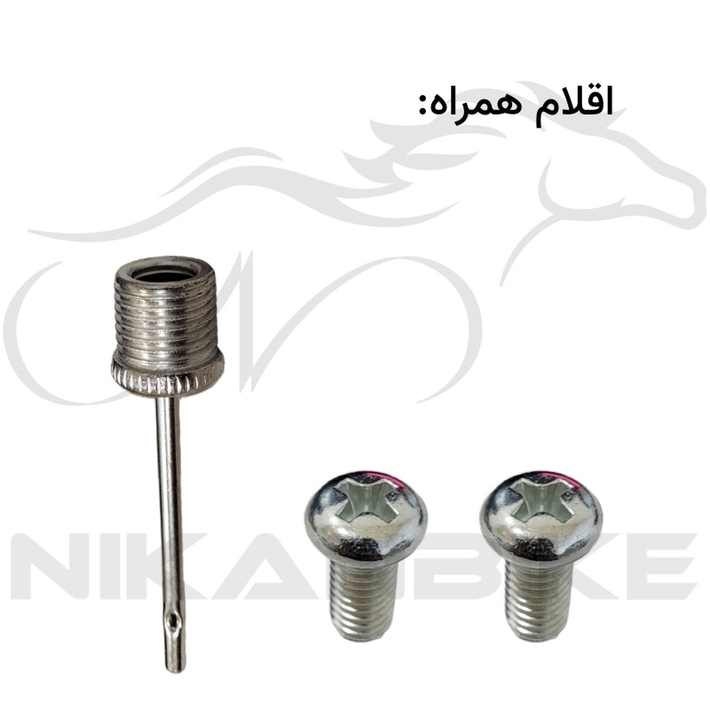 تلمبه دوشاخ دوچرخه دبیلیو استاندارد مدل شلنگ دار W0082