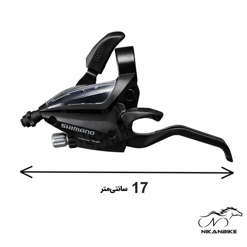 ابعاد دسته دنده شیمانو ST-EF500