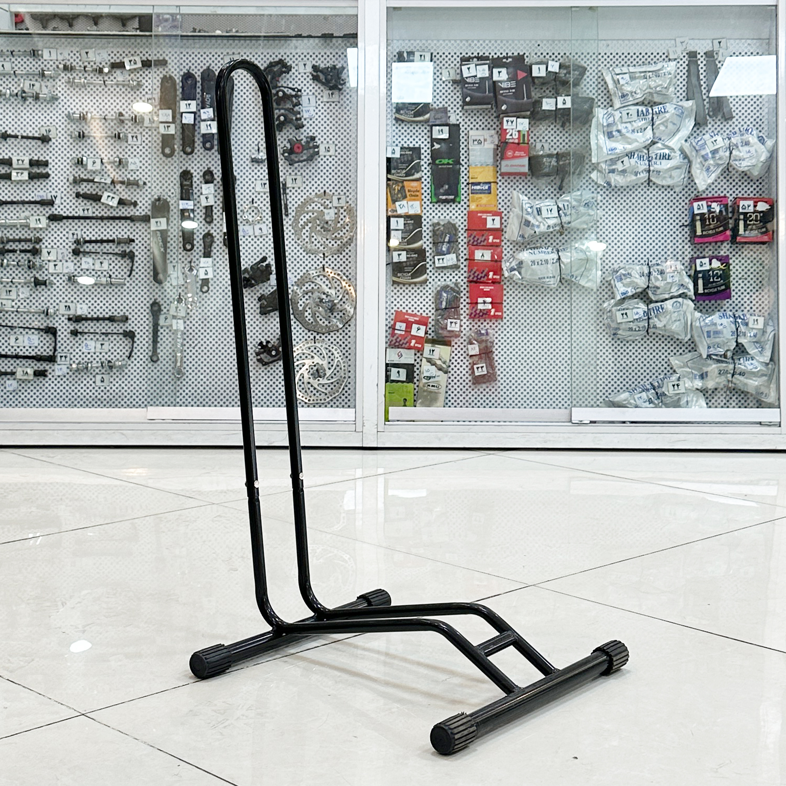 استند نگهدارنده دوچرخه مدل زمینی